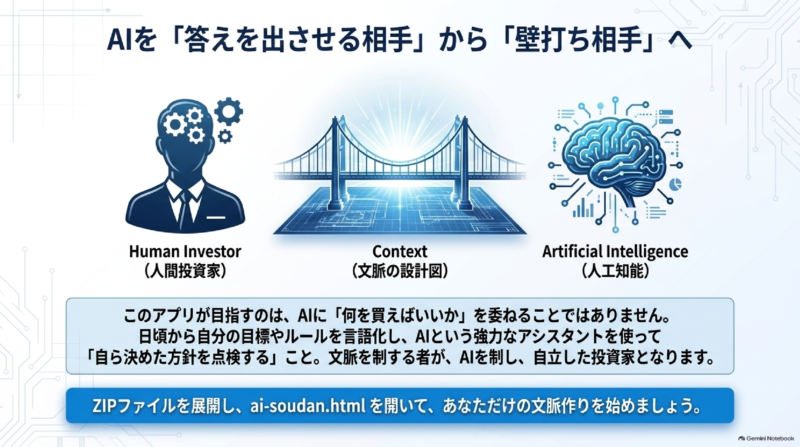 AIを投資判断の答えではなく壁打ち相手として使う考え方